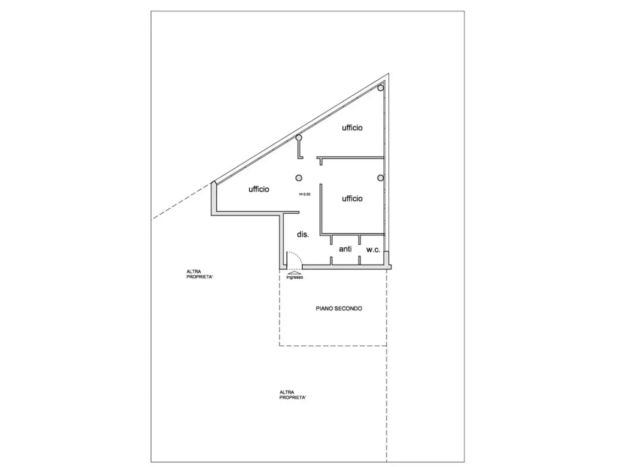 Ufficio in Via Marecchiese, Rimini, {3} - Planimetria 1