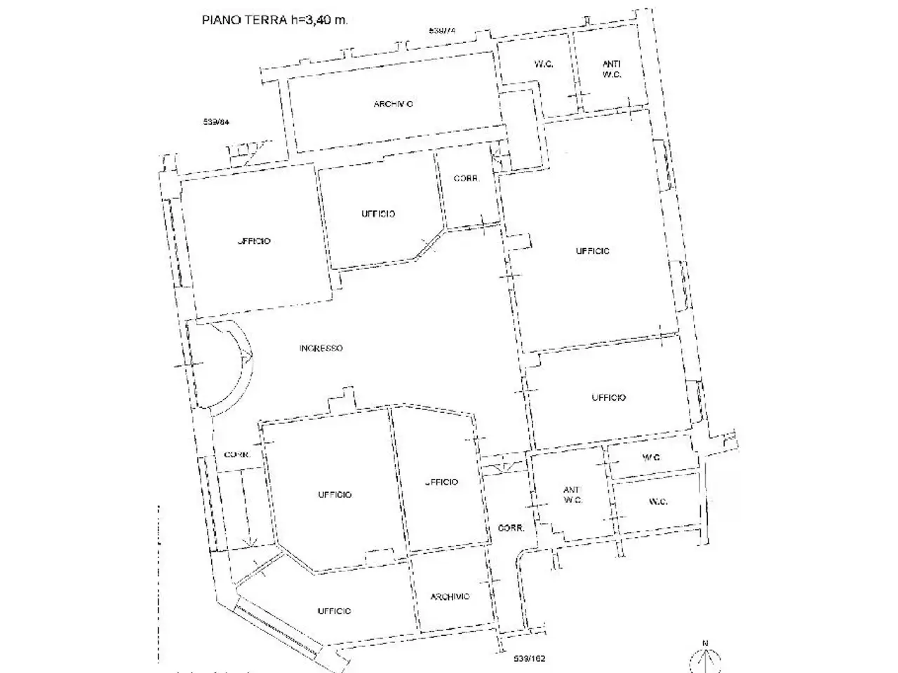 Ufficio in Via San Marco 17, Cassino, {3} - Planimetria 1