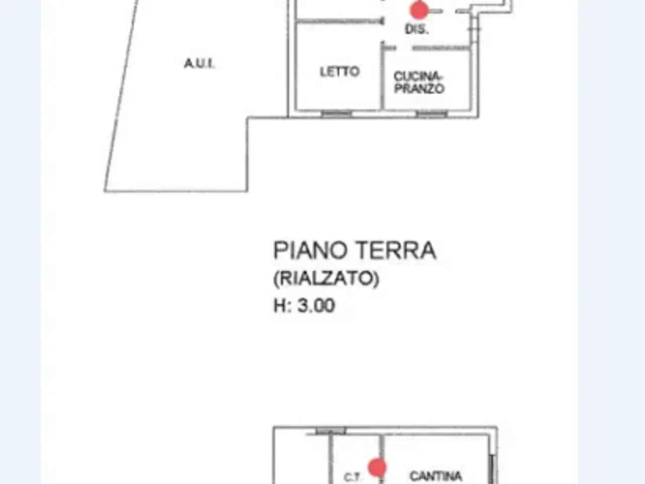 Quadrilocale in Via Versilia, Cesena - Planimetria 1