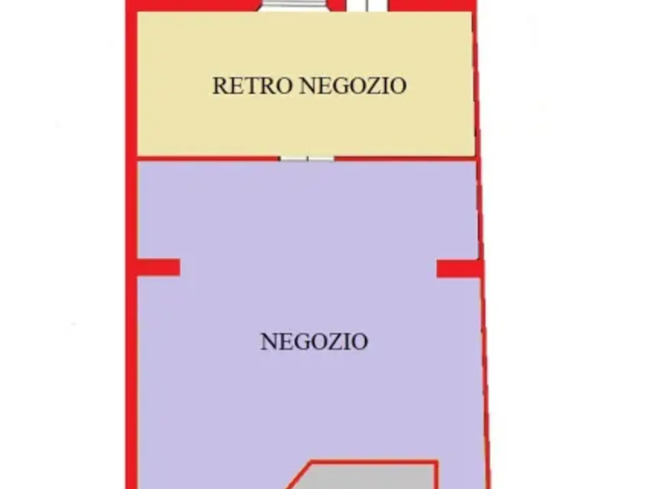 Negozio in Via Luciano Lama, Monsummano Terme, {3} - Planimetria 1