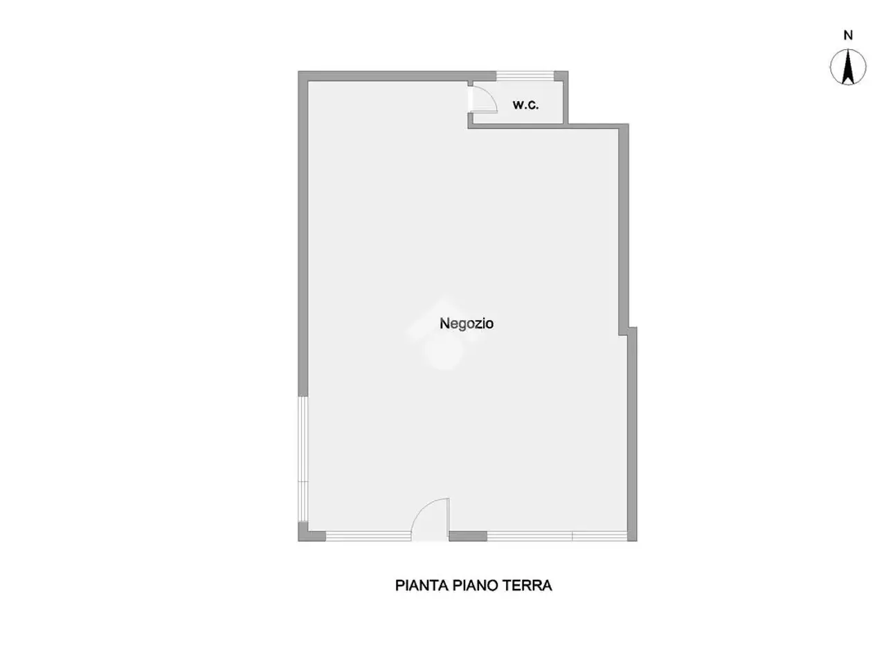 Negozio in Via Trieste 85, Giulianova, {3} - Planimetria 1