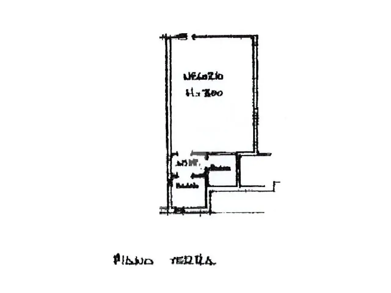 Ufficio in Via Giuseppe Mazzini 1, Villa D'Alme', {3} - Planimetria 1