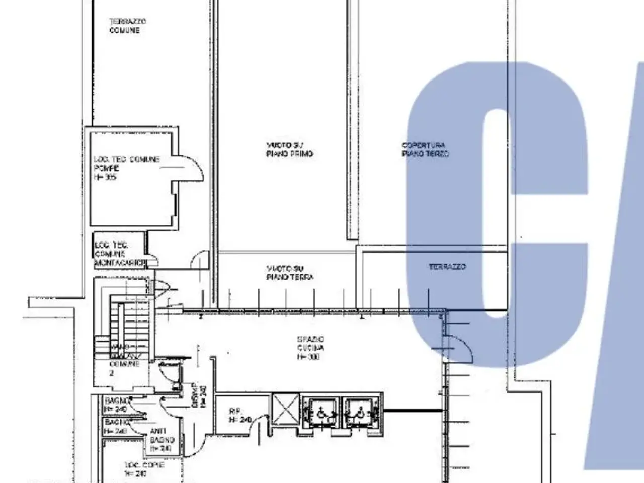 Ufficio in Via Ravizza Carlo, Milano, {3} - Planimetria 1