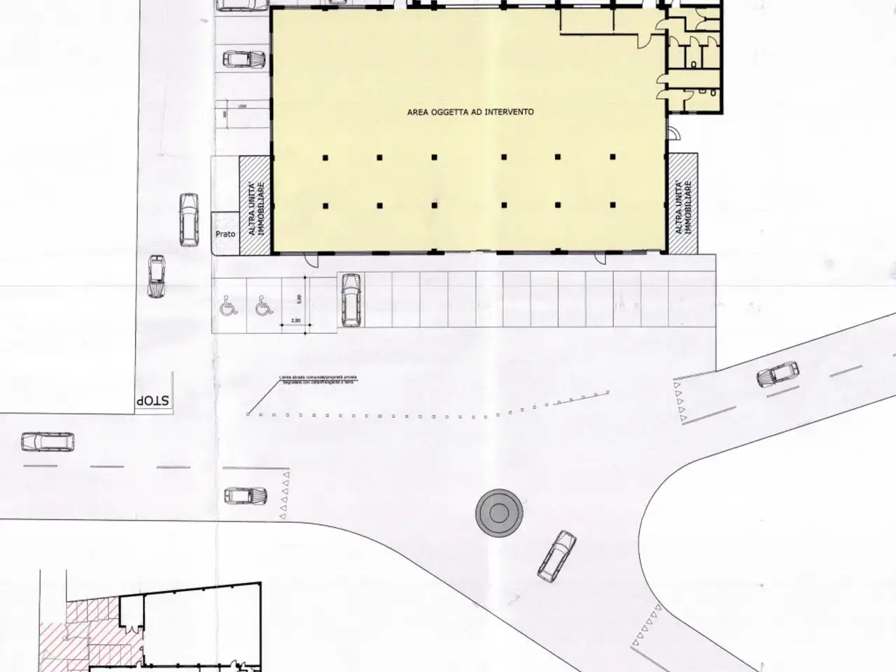 Negozio in Via Castello, Castelnovo Bariano, {3} - Planimetria 1