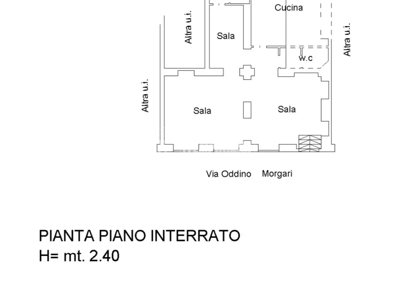 Negozio in Via Oddino Morgari 16, Torino, {3} - Planimetria 1