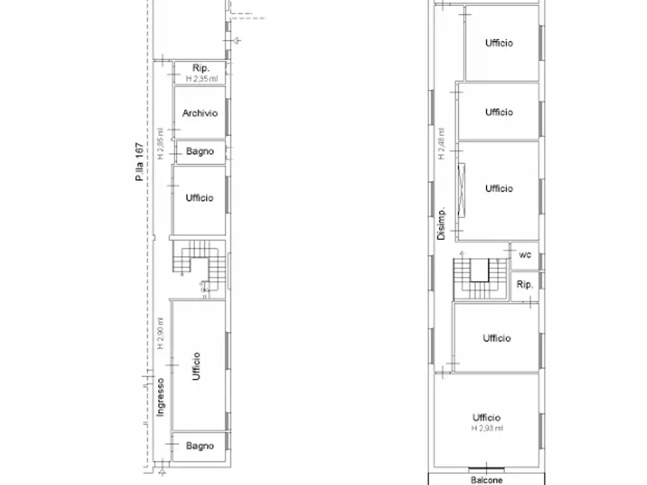 Ufficio in , Lucca, {3} - Planimetria 1