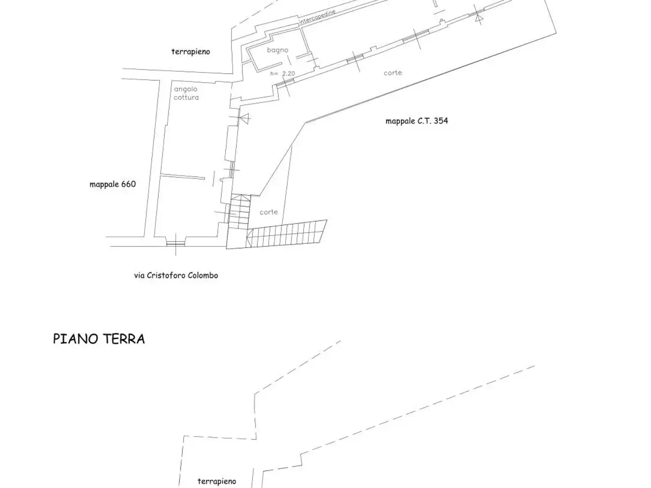 Trilocale in Via Cristoforo Colombo, Avegno - Planimetria 1