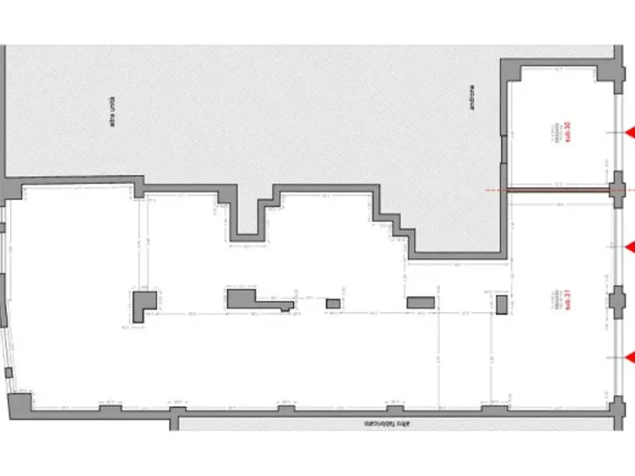 Negozio in Via Giovan Battista Vaccarini 23, Palermo, {3} - Planimetria 1
