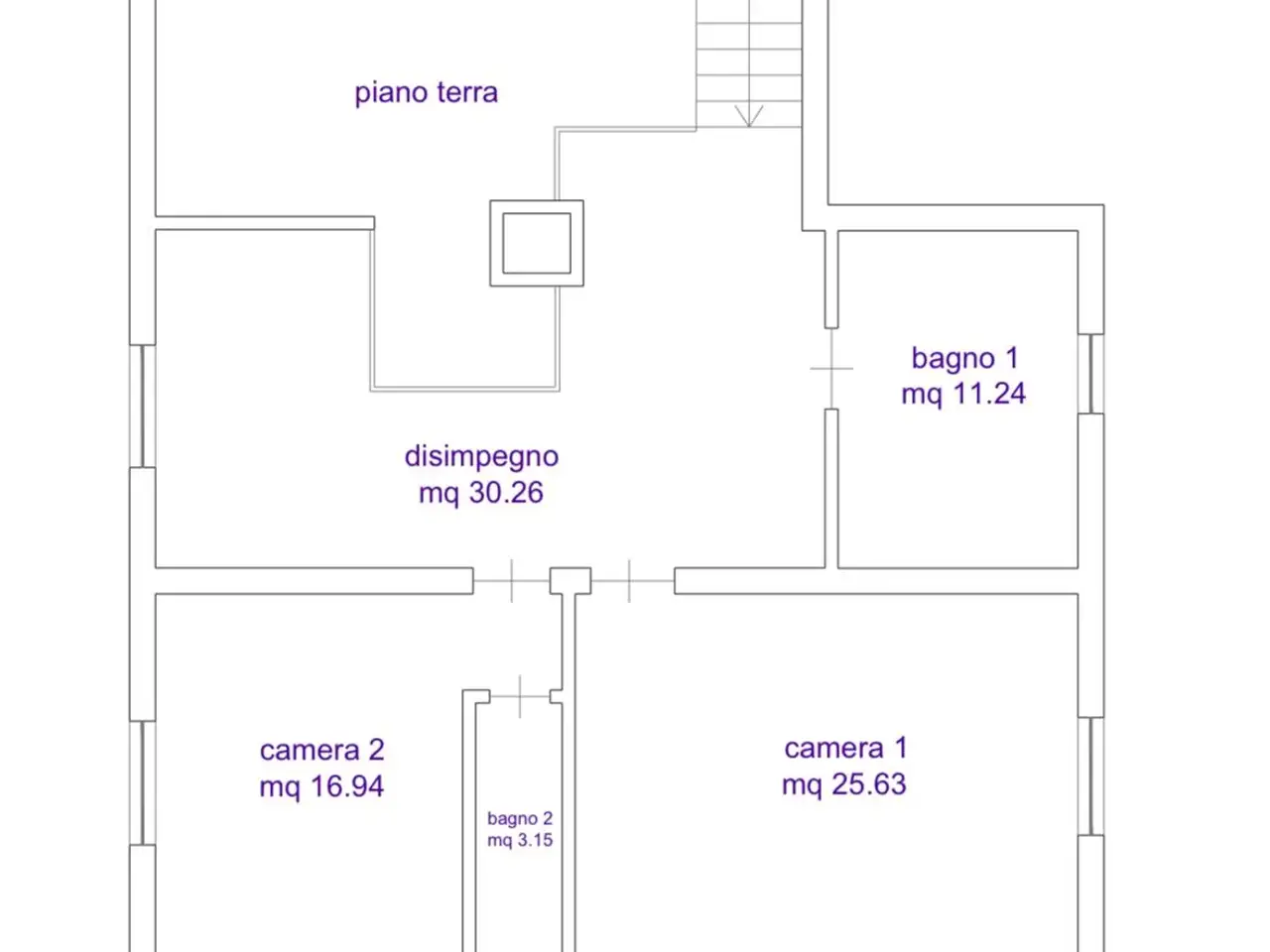 Villa unifamiliare in vendita, Via di Ca' Bellina 6, Morlupo - Planimetria 1