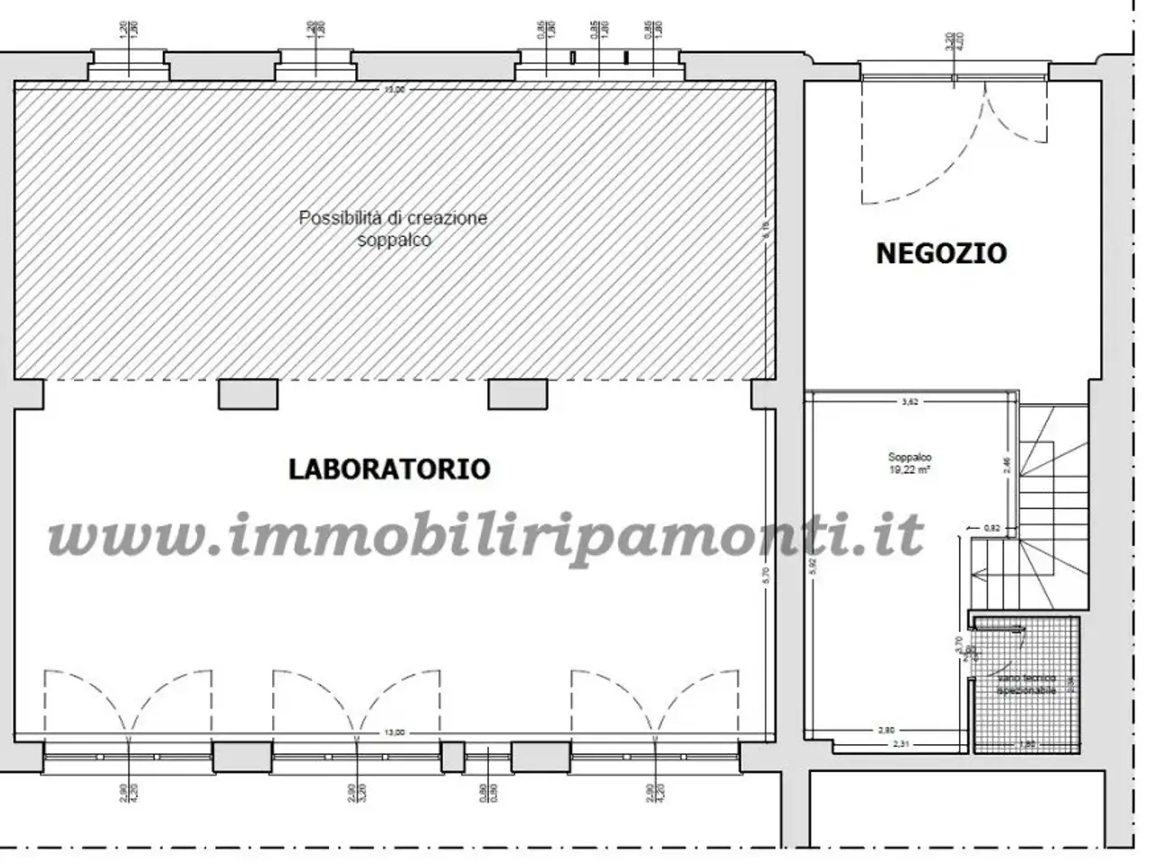 Negozio in Via Rivolta 9, Lecco, {3} - Foto 1