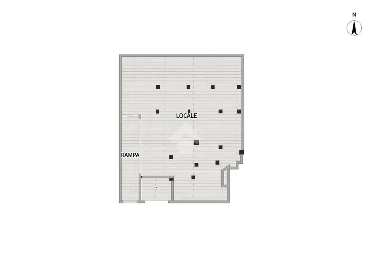 Magazzino in Via dei Quintili 55, Roma, {3} - Planimetria 1