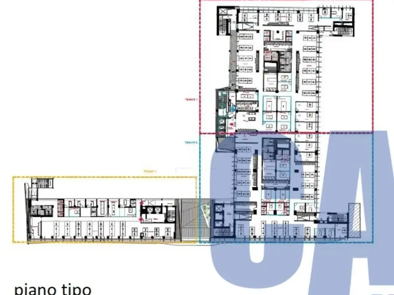 Ufficio in Via Piranesi Giovanni Battista, Milano, {3} - Planimetria 1