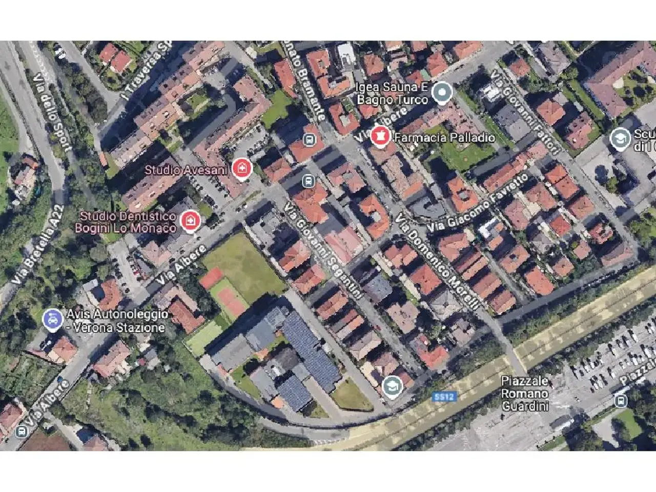 Negozio in Via Giovanni Segantini 16, Verona, {3} - Planimetria 1