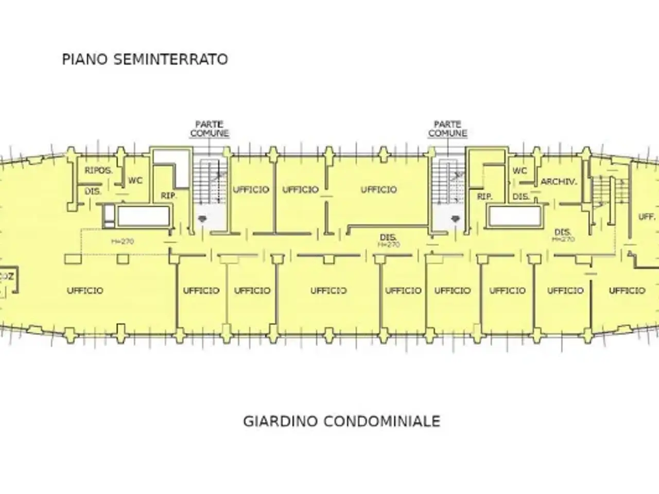 Ufficio in Piazza De Angeli, Milano, {3} - Planimetria 1