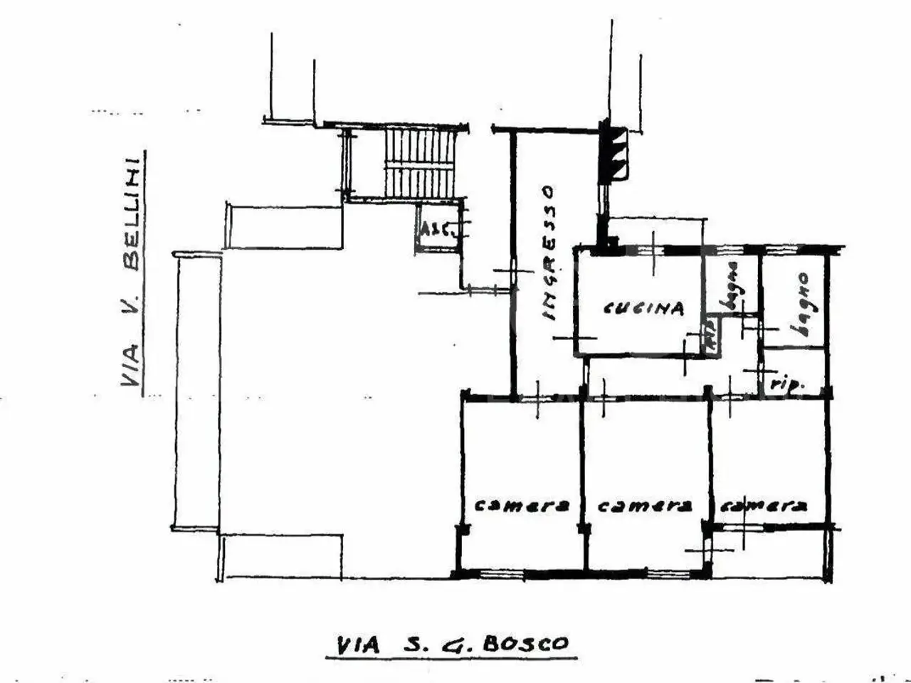 Quadrilocale in vendita, Via Bellini, Modena - Planimetria 1