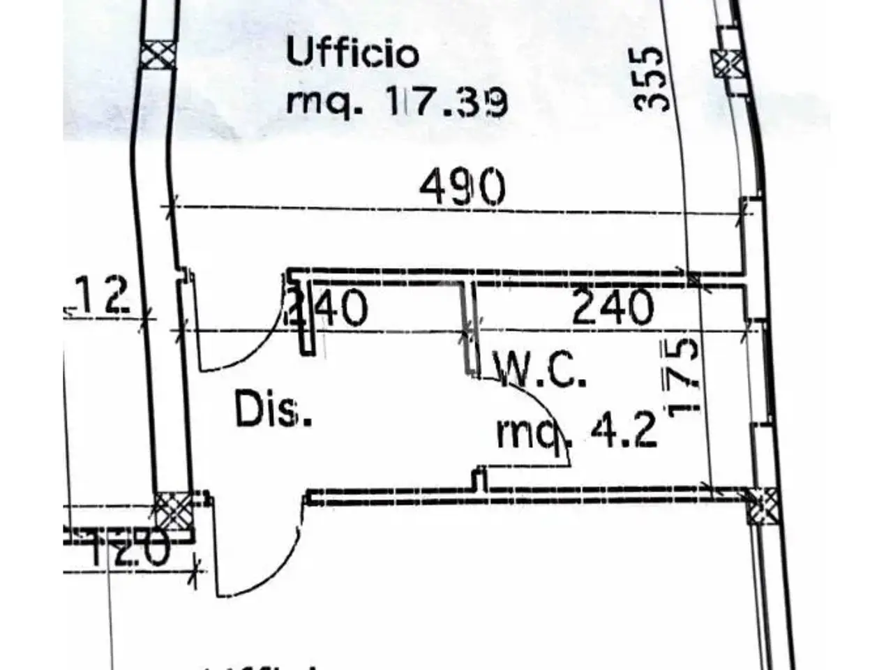 Ufficio in Via Quasimodo 34, Pistoia, {3} - Planimetria 1