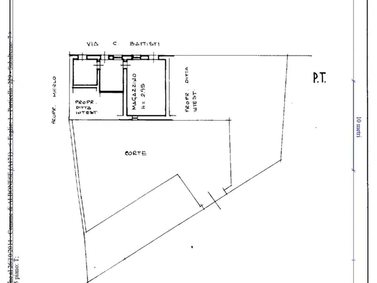 Palazzina commerciale in Via Marconi 2, Albonese, {3} - Planimetria 1