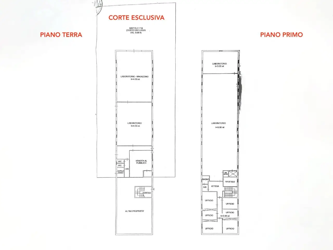 Capannone in Via di Vittorio 10d, Fabriano, {3} - Planimetria 1
