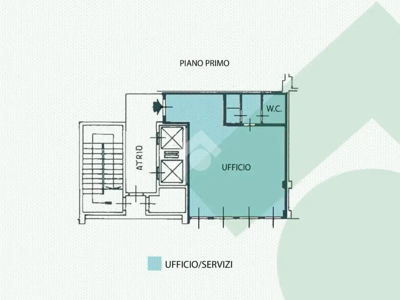 Ufficio in Galleria Gandhi 2, Rho, {3} - Planimetria 1