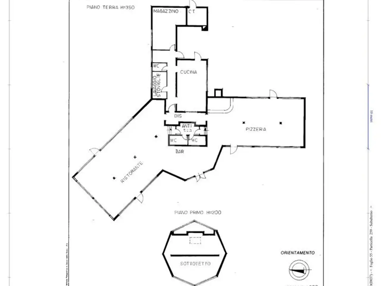 Ristorante in Via Ferdinando Manzotti 22, Correggio, {3} - Planimetria 1