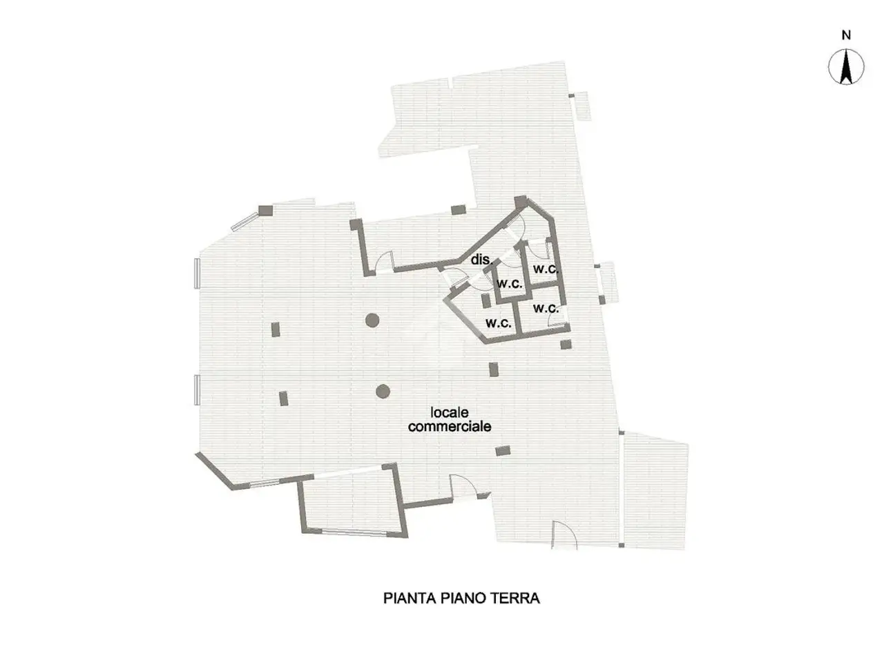 Negozio in Via Enrico De Nicola 16, Teramo, {3} - Planimetria 1