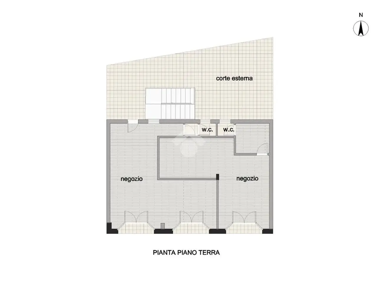 Palazzina commerciale in Via Giuseppe Mazzini 84, Roseto Degli Abruzzi, {3} - Planimetria 1