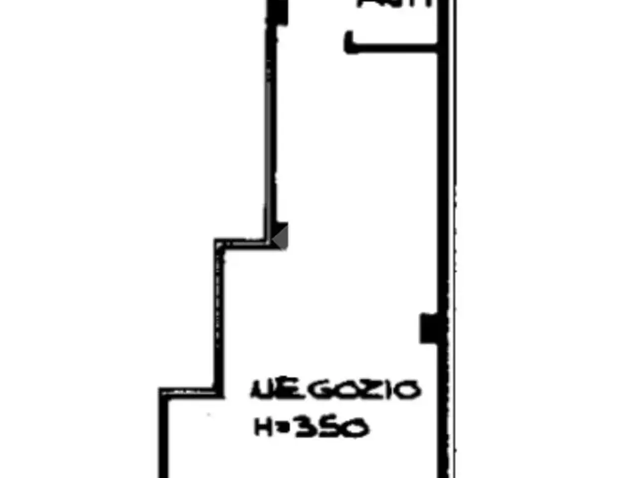 Negozio in Via Giotto 11, Correggio, {3} - Planimetria 1