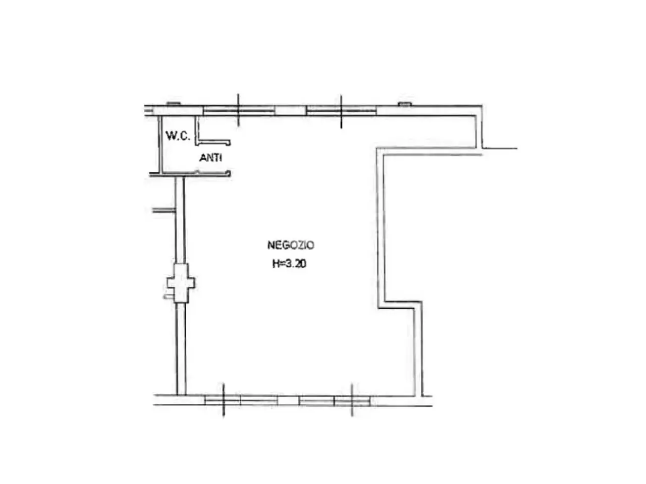 Ufficio in Piazza della Pace 9, Vobarno, {3} - Planimetria 1