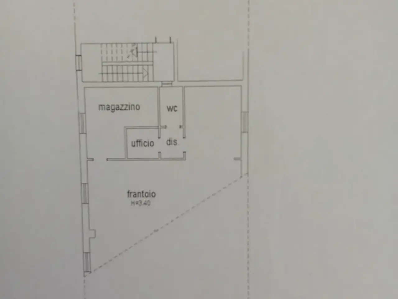 Magazzino in , Spoltore, {3} - Planimetria 1