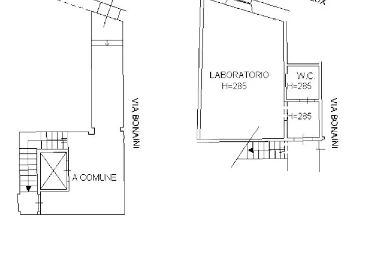 Laboratorio in Piazza Giampietro Vieusseux 4, Firenze, {3} - Planimetria 1