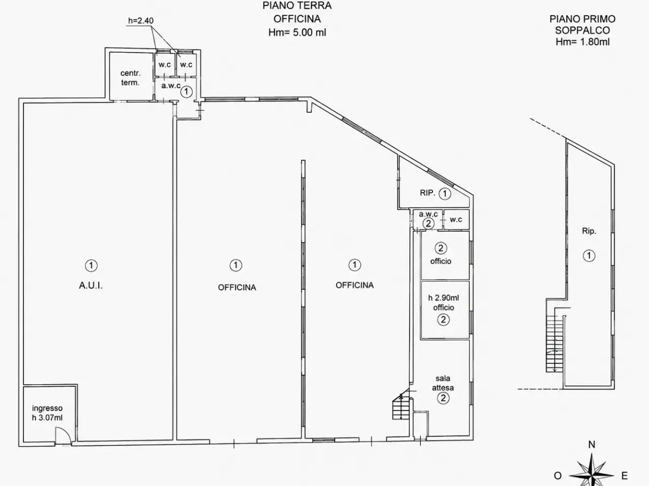 Capannone in Via Monte Grappa 1, Caldogno, {3} - Planimetria 1