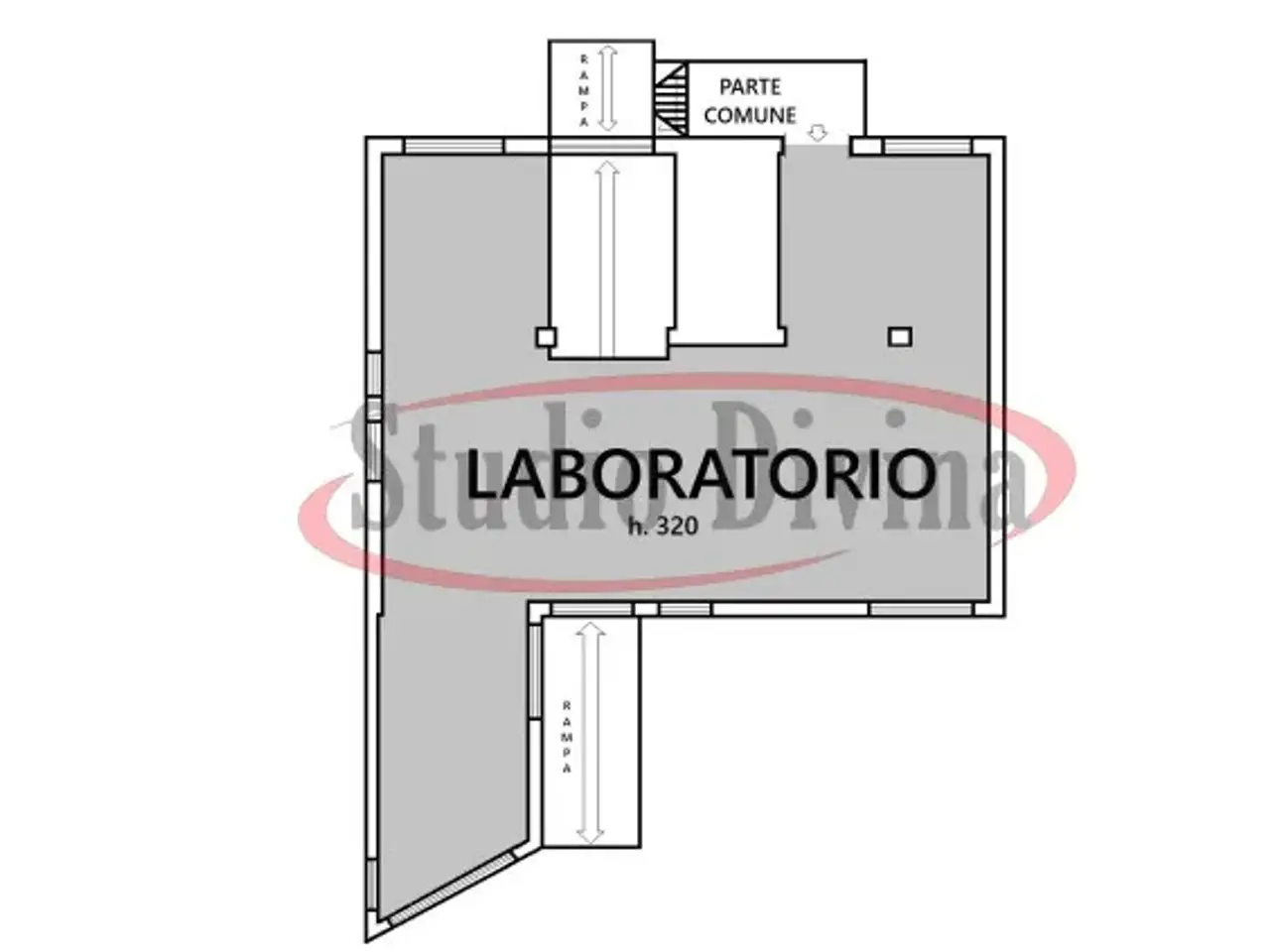 Negozio in Via Michele Scherillo 7, Milano, {3} - Planimetria 1