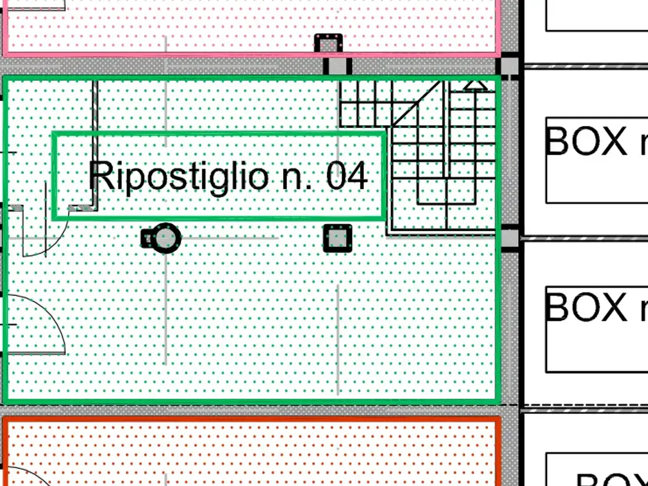 Negozio in Via Zappello 1, Villa D'Adda, {3} - Planimetria 1
