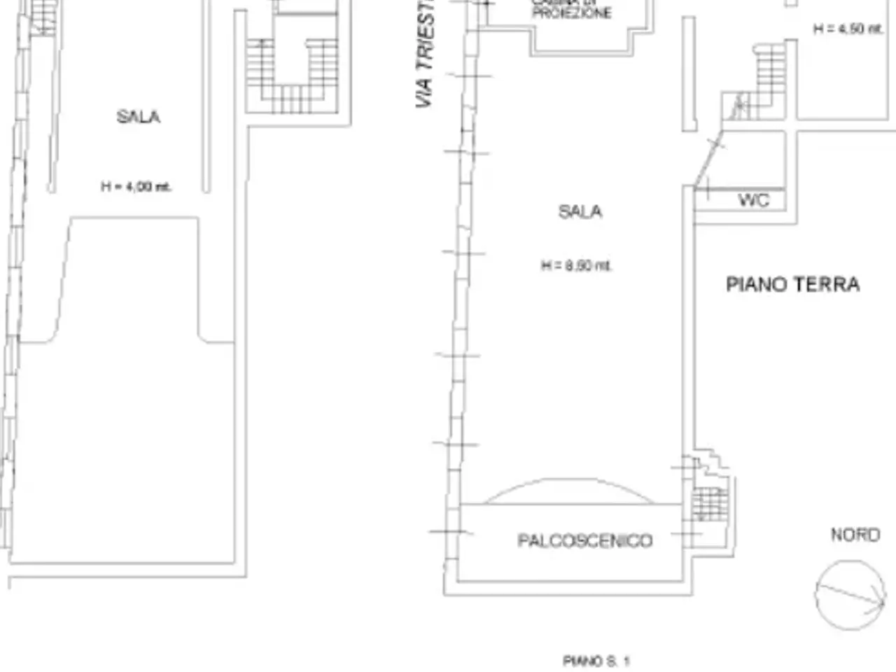 Palazzina commerciale in Via Maqueda 25, Palermo, {3} - Planimetria 1