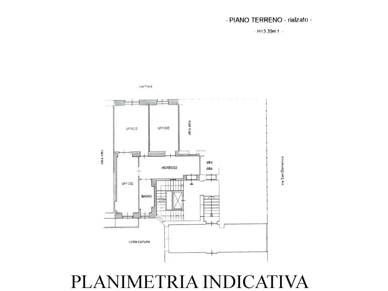 Ufficio in Via San Domenico, Torino, {3} - Planimetria 1