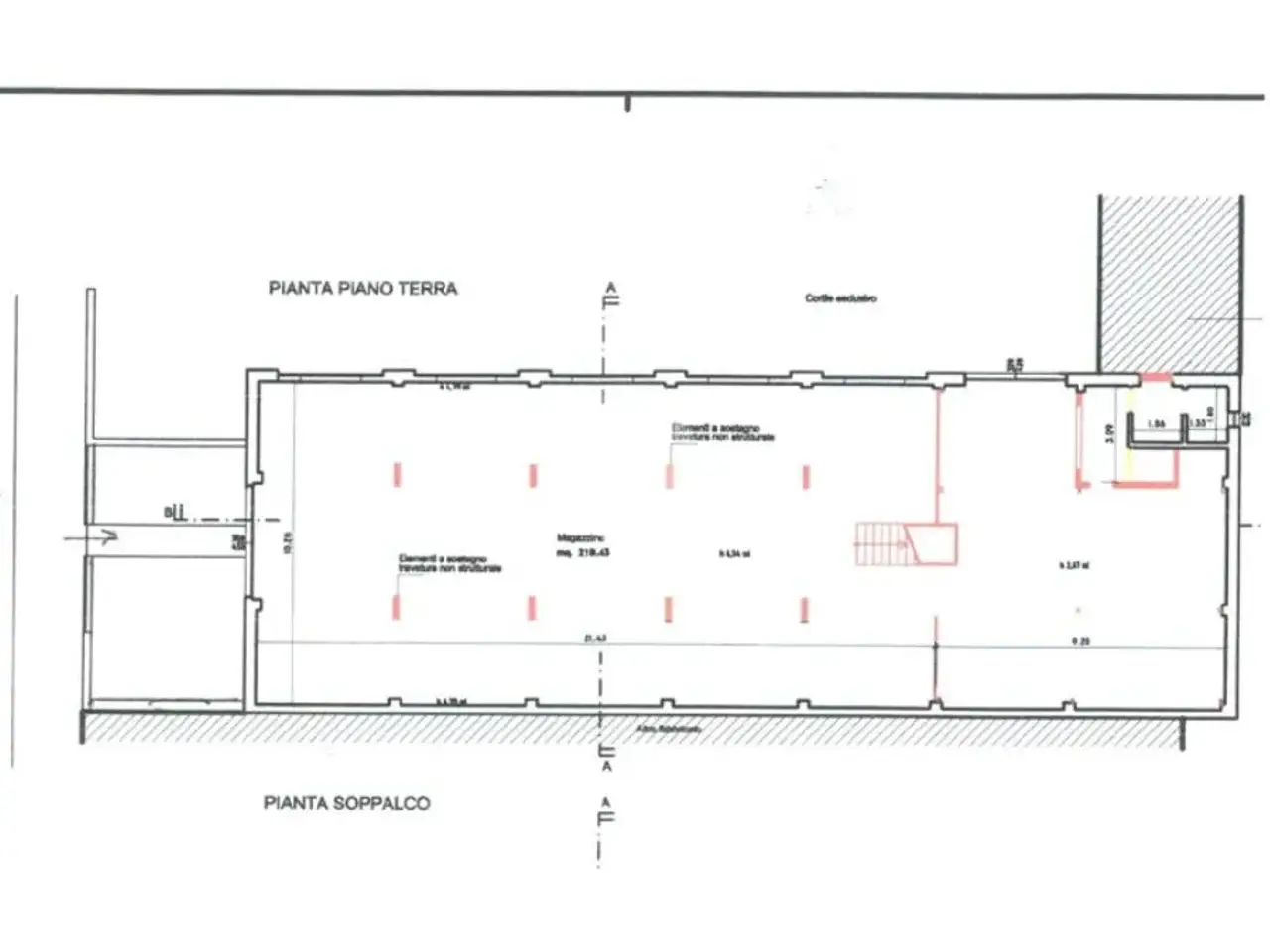 Capannone in Via dell'Adige 3, Brescia, {3} - Planimetria 1