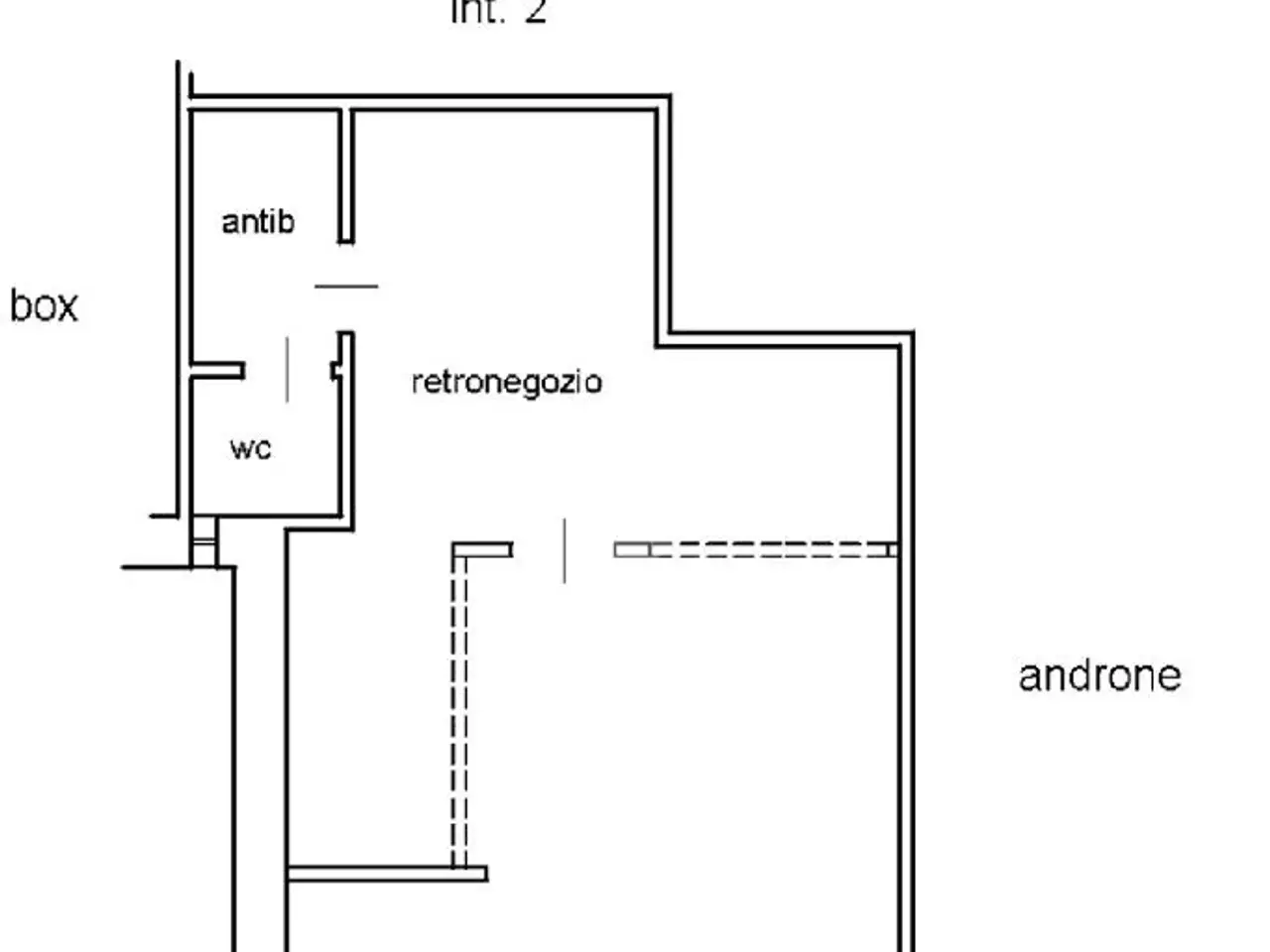 Negozio in Via Cairo Montenotte 8, Roma, {3} - Planimetria 1