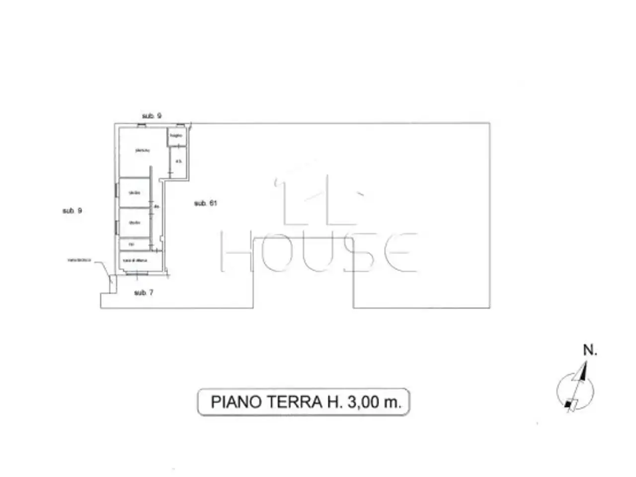 Ufficio in Via Pirandello 1, Marciano Della Chiana, {3} - Planimetria 1