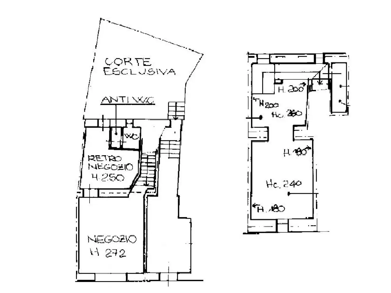 Negozio in Via Amendola, Pescia, {3} - Planimetria 1