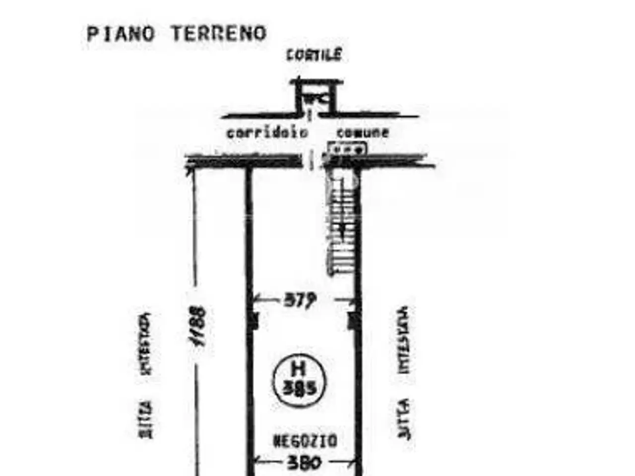 Negozio in Via Broletto 39, Milano, {3} - Planimetria 1