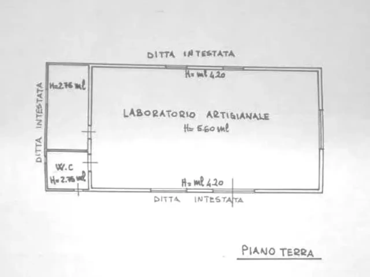 Capannone in Via della Pieve, Scandicci, {3} - Planimetria 1