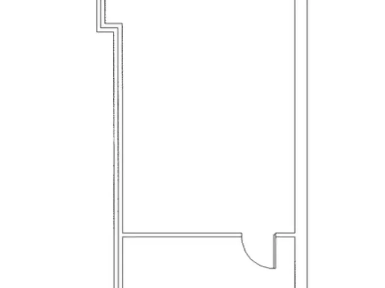 Negozio in Via della Giustiniana 11, Roma, {3} - Planimetria 1