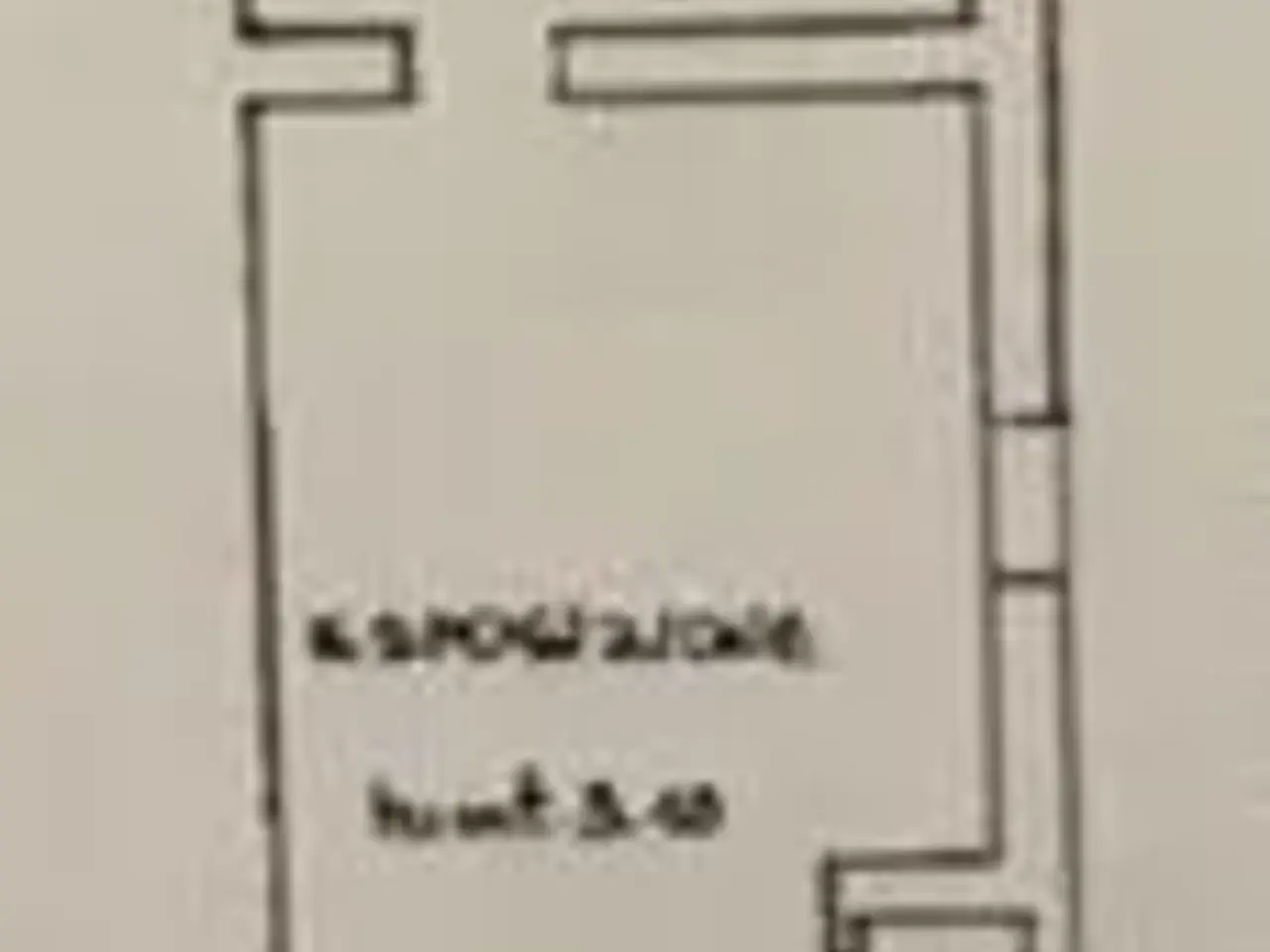 Negozio in Via Ghibellina, Firenze, {3} - Planimetria 1