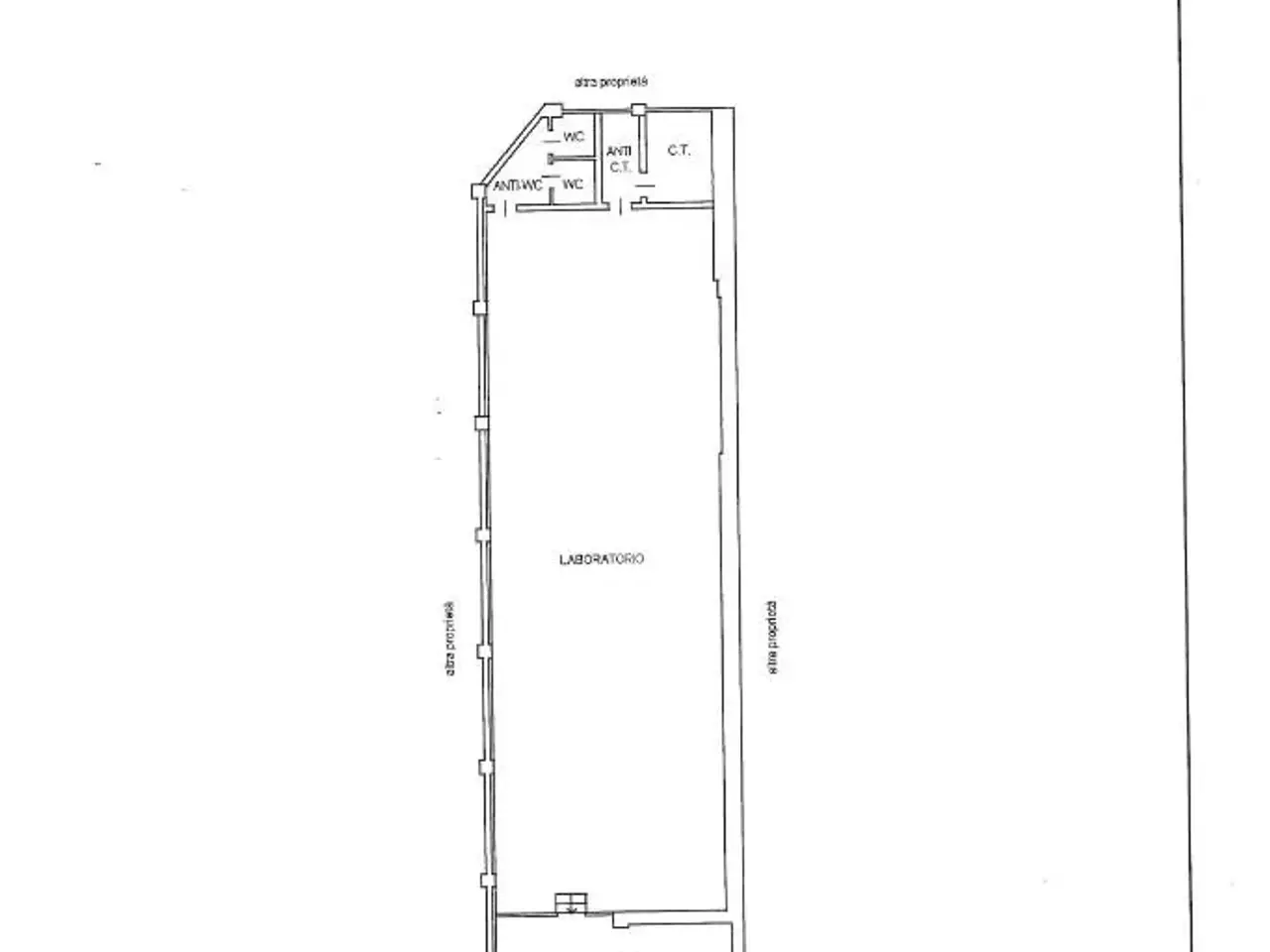 Capannone in Str. Carignano 7, Moncalieri, {3} - Planimetria 1