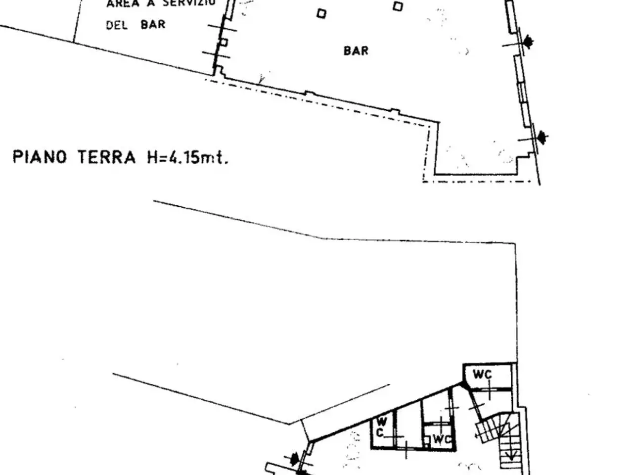 Negozio in Via Baslini Carlo 10, Merate, {3} - Planimetria 1
