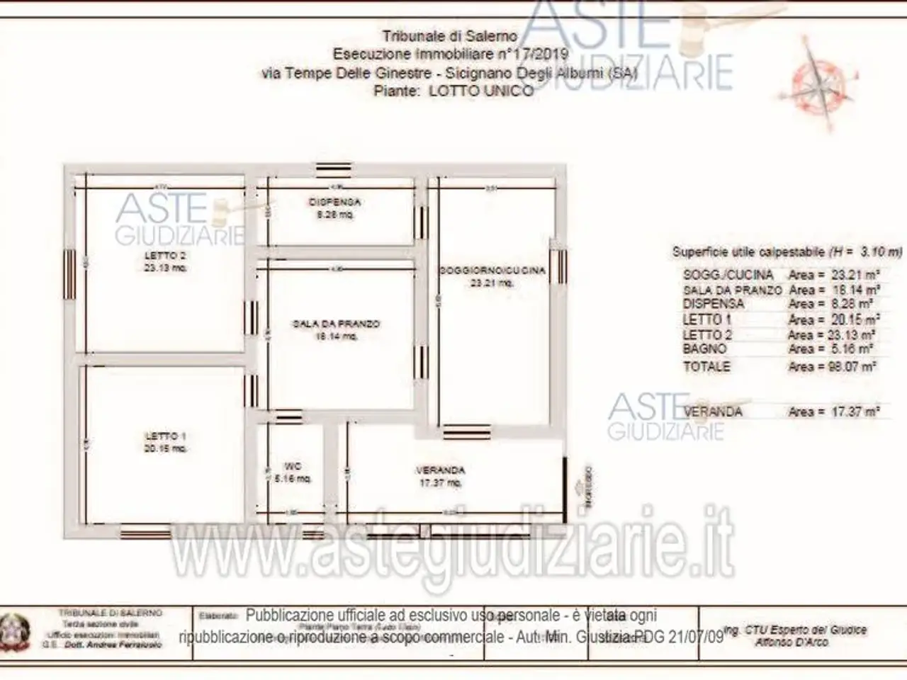 Garage in Contrada Tempe delle Ginestre, 13, 84029 Sicignano degli Alburni Sa, Italia 13, Sicignano Degli Alburni, {3} - Planimetria 1