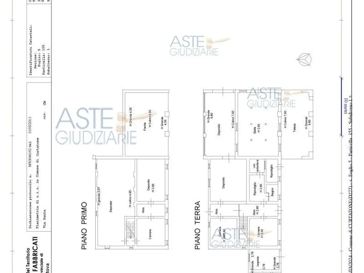 Capannone in Strada Santa, 46010 Curtatone Mn, Italia 46010, Curtatone, {3} - Planimetria 1