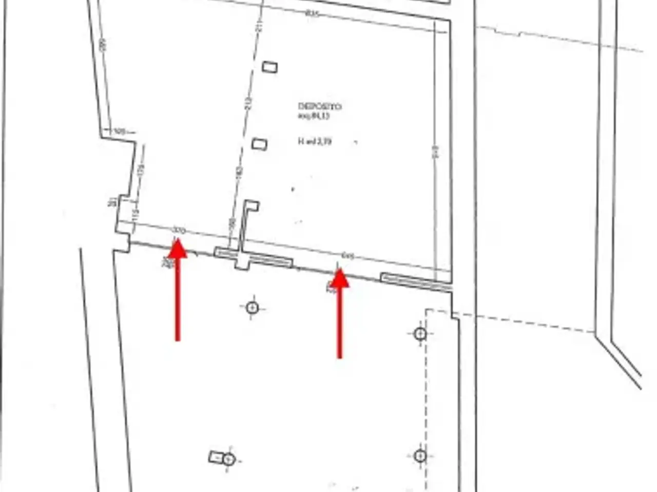 Magazzino in Via del Ronco, Lomazzo, {3} - Planimetria 1