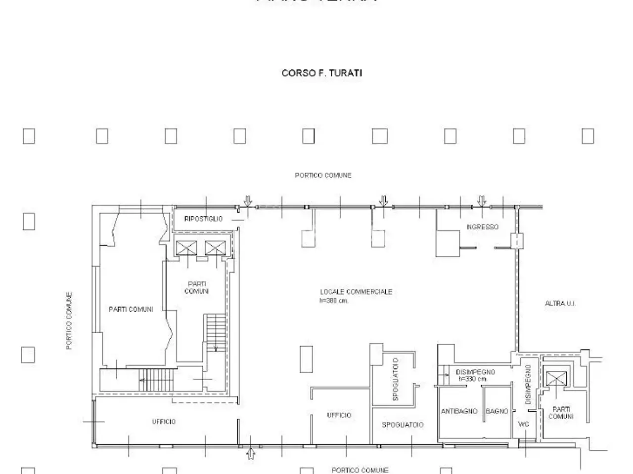 Negozio in Corso Filippo Turati 15, Torino, {3} - Planimetria 1