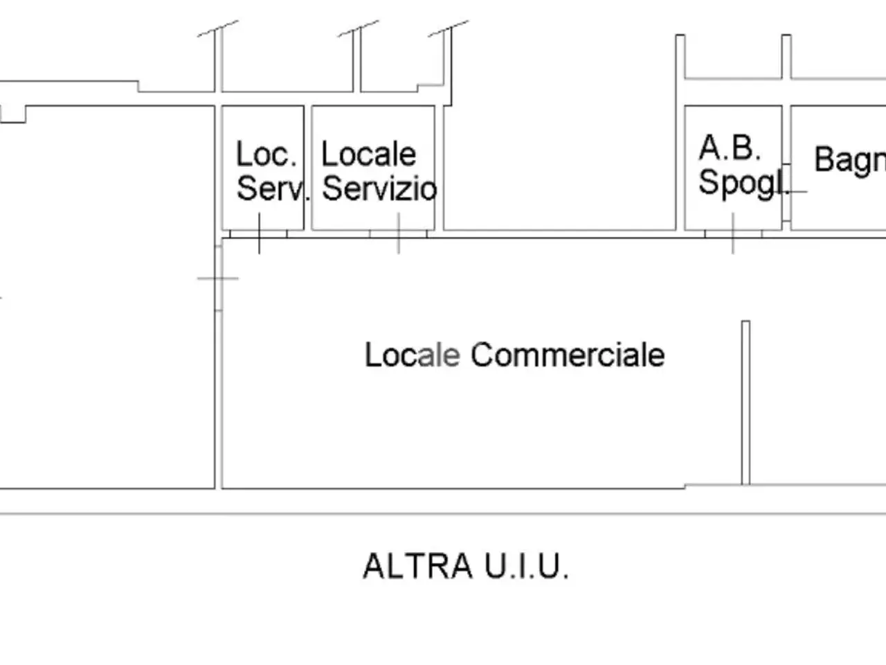 Negozio in Via Eschilo 74, Roma, {3} - Planimetria 1